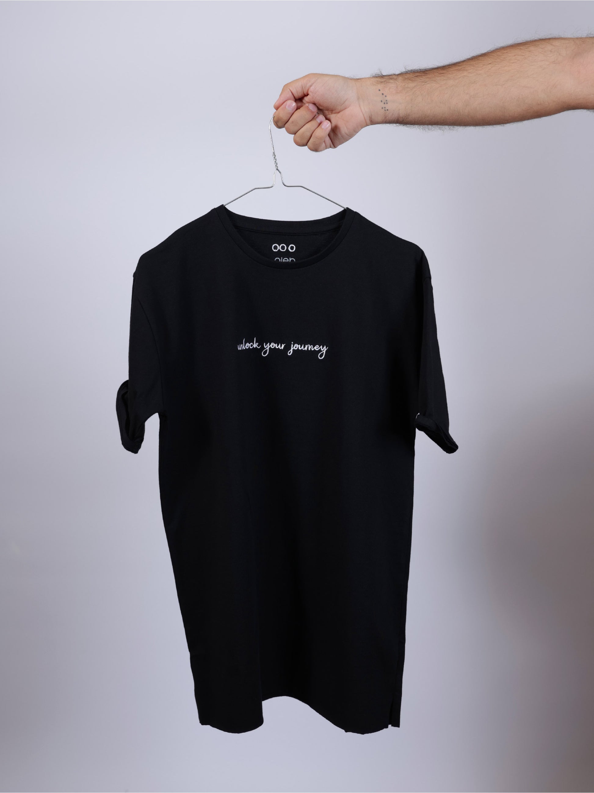 Black T Shirt - Unlock your journey