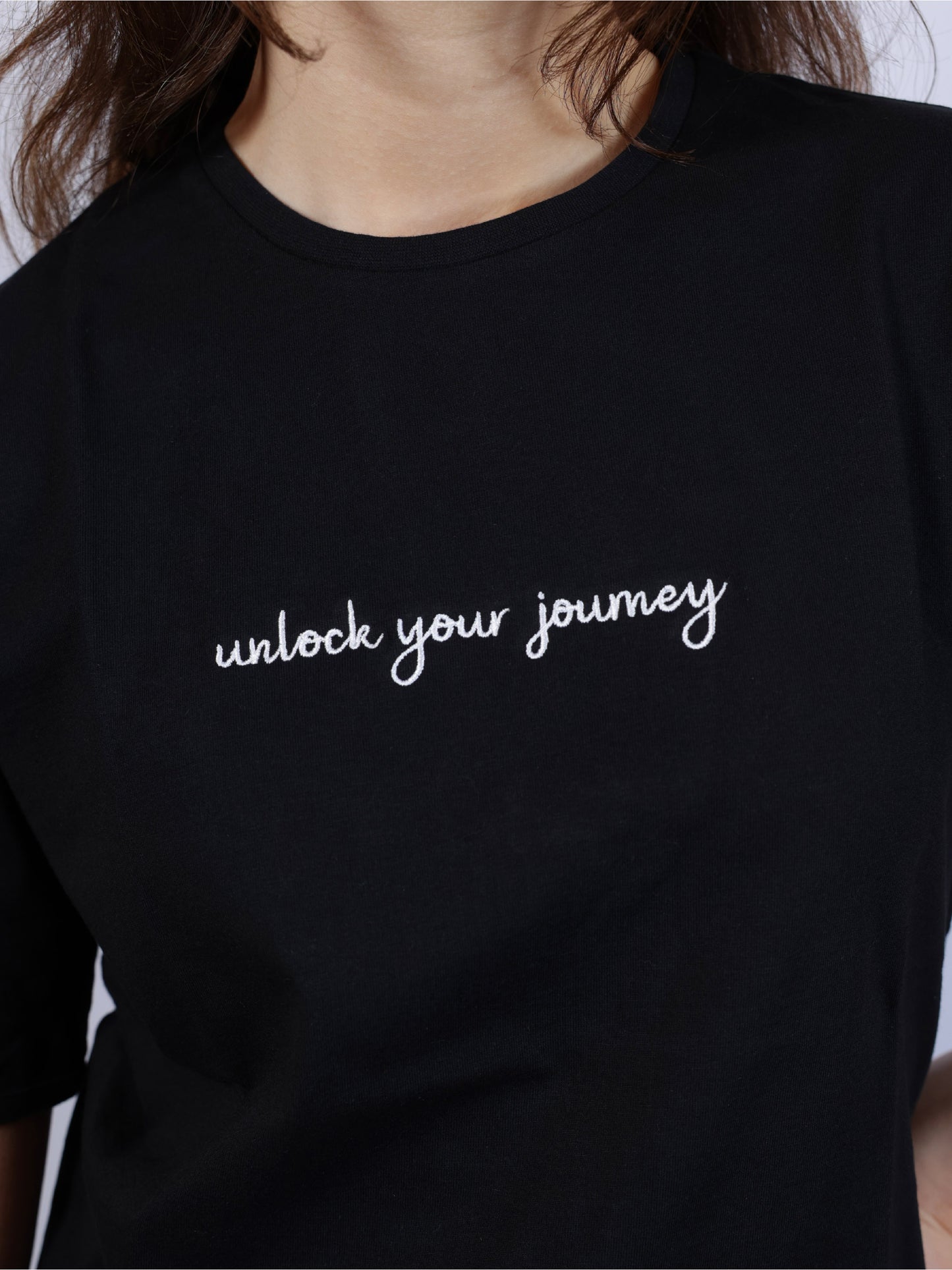 Black T Shirt - Unlock your journey