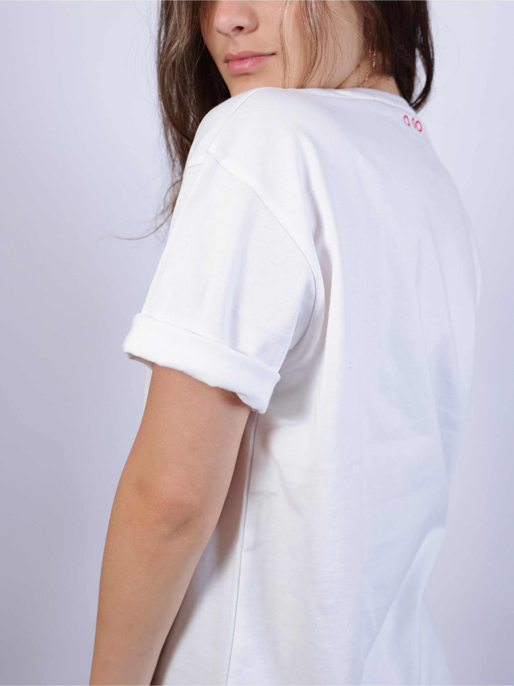 White T-Shirt- Embrace. Connect. Trust.